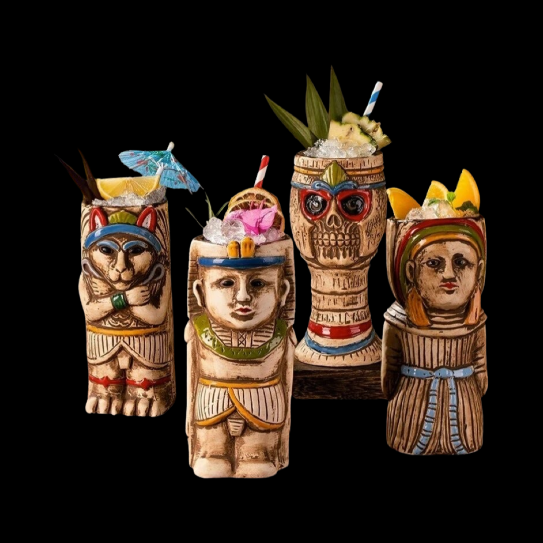 Ancient Egyptian Tiki Cup Collection