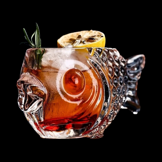 3D Fish Cocktail Glass 190ml